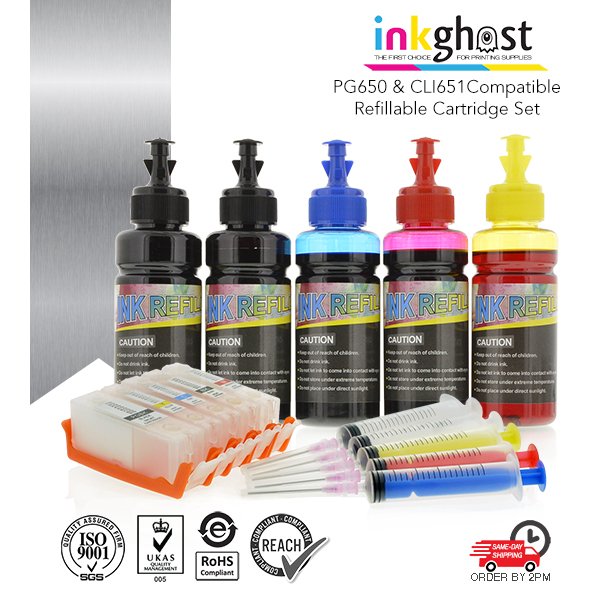 Inkghost refillable cartridges for Canon PGI-670 and CLI-671 cartridges